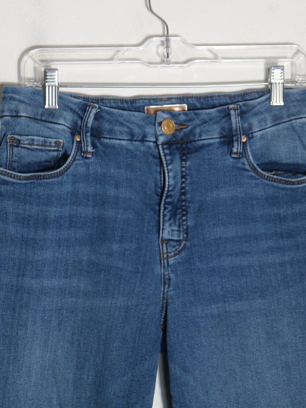 Kut From the Kloth Meg Fab AB Wide Leg Jeans Women 8 Crop Ankle Mid Rise Stretch - Picture 2 of 5